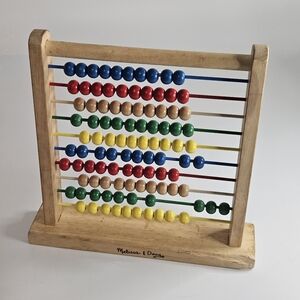 Classic Wooden Educational Counting Toy by " Melissa & Doug Abacus"